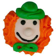 Edible Tiny Leprechaun Face Royal Icing Decorations - 120 pcs