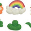 Asortimento de Encantos de Glaseado Real Comestibles de San Patricio - 3/4"-1+"