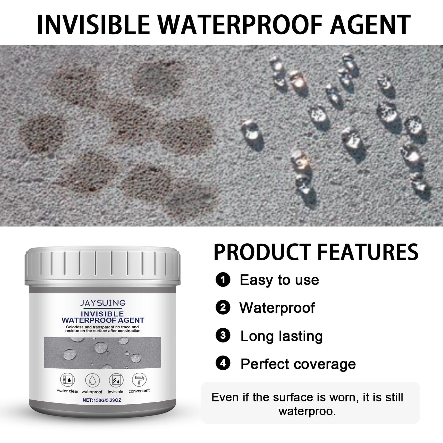 Sealant Waterproof Sealant, Multi-Functional Ceramic Tile Sealant For Bathroom Plumbing Glass Door And Window Leak Repair - Korvel