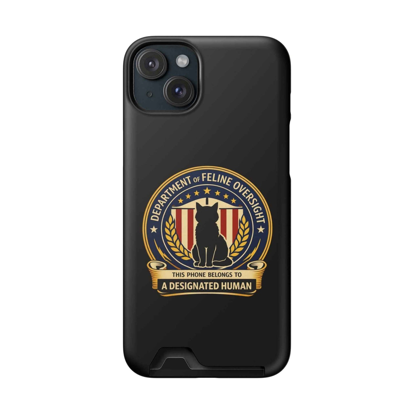 Department of Feline Oversight MagSafe iPhone Case - Designated Human Edition