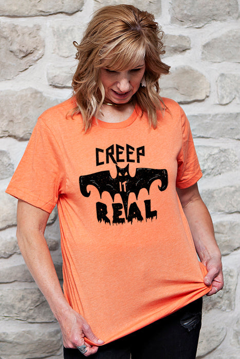 Stay Stylish with Our Creep It Real Tee - Korvel
