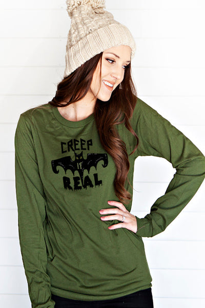 Creep It Real Long Sleeve Tee