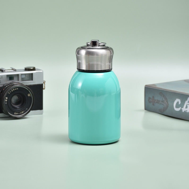 Mini 304 stainless steel chubby thermos cup double layer vacuum portable portable pocket cup gift cup - Korvel