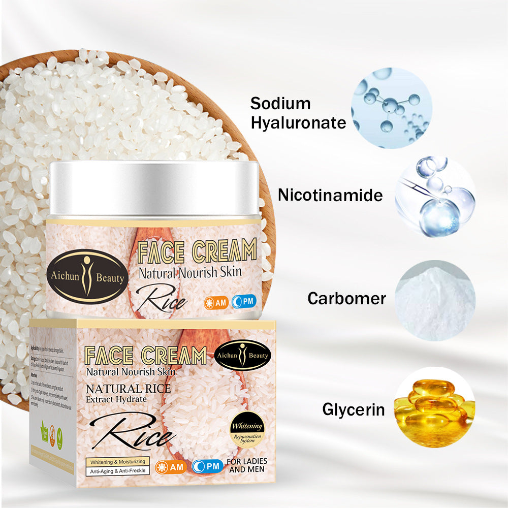 Crema Hidratante de Arroz Premium - 50g