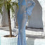 Openwork Backless Flare Sleeve Cover-Up Dress