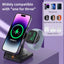 3 in 1 Wireless Charger for Magsafe Magnetic Fast Charging Dock Station Phone Stand for iPhone iWatch Aipods Charger - Korvel