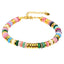 Ins style dopamine colored natural stone bead bracelet for women niche and high-end non fading crystal bracelet - Korvel