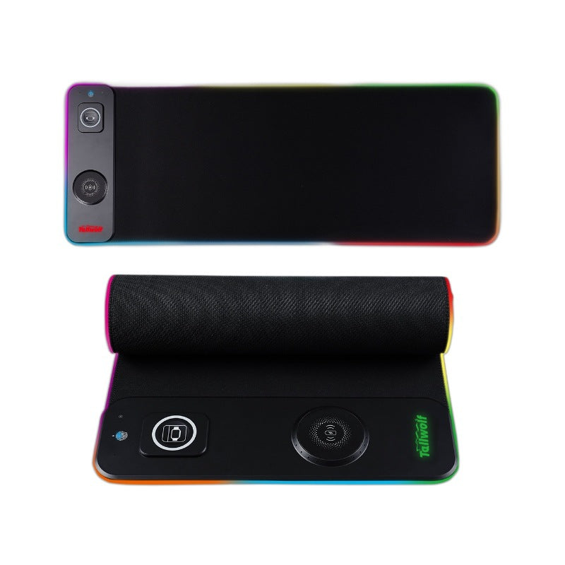 Tapis de souris sans fil magnétique 3-en-1