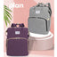 Portable Foldable Bed Mommy Bag For Going Out Lightweight And Large Capacity Mother And Baby Bag Backpack - Korvel