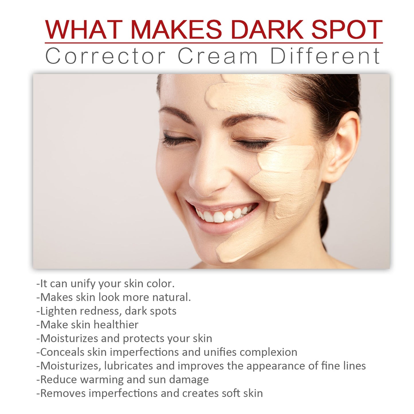 3 In 1 Color Correcting Cream for Flawless Skin