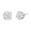 14K White Gold Lab Grown Diamond Classic Stud Earrings