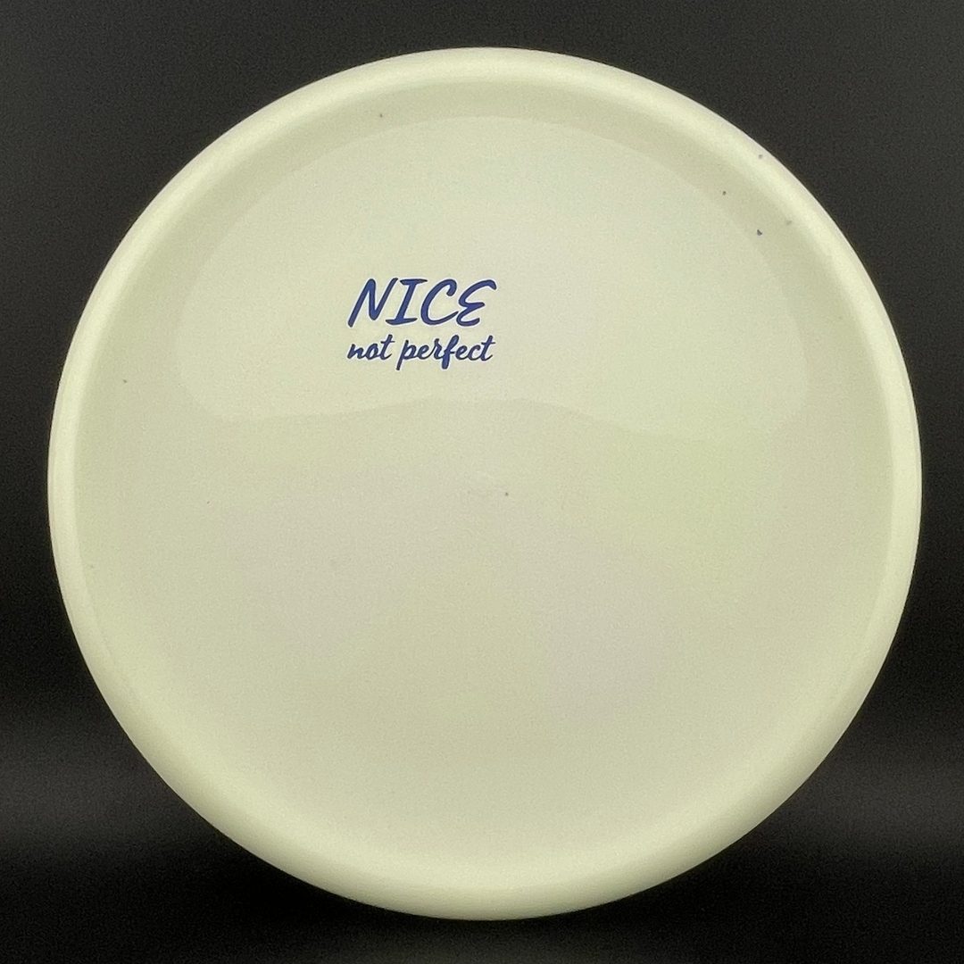 K1 Berg - White / Mint "Nice Not Perfect" X-Out Disc Golf Putter