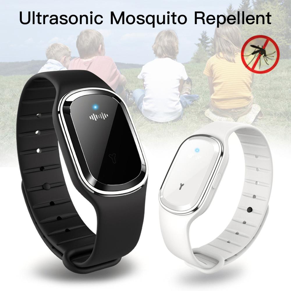 Ultrasonic Anti Mosquito Insect Pest Bugs Repellent Repeller Wrist Bracelet - Korvel