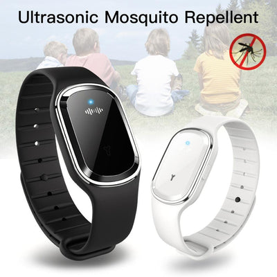 Ultrasonic Anti Mosquito Insect Pest Bugs Repellent Repeller Wrist Bracelet - Korvel