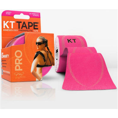 KT Tape Pro, Hero Pink - Premium Kinesiology Tape Strips
