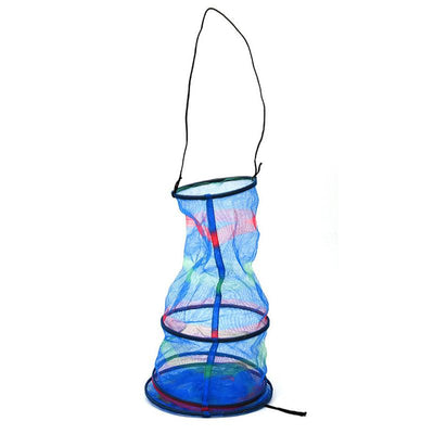 LEO Colorful 3-Layer Collapsible Fishing Net Basket - 65cm