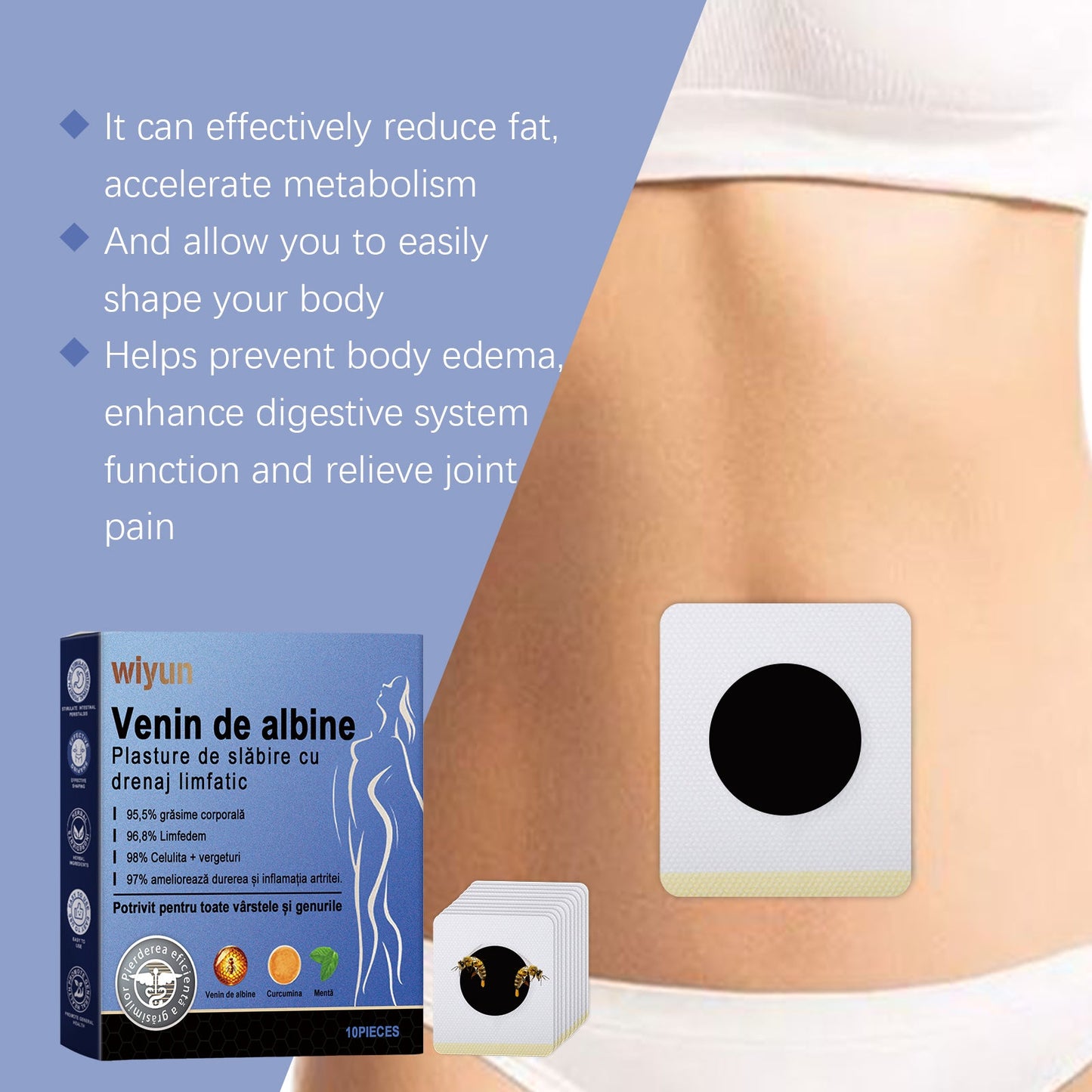 Body Care Firm Skin, Gentle, Nourishing And Improving Skin Elasticity Patch - Korvel