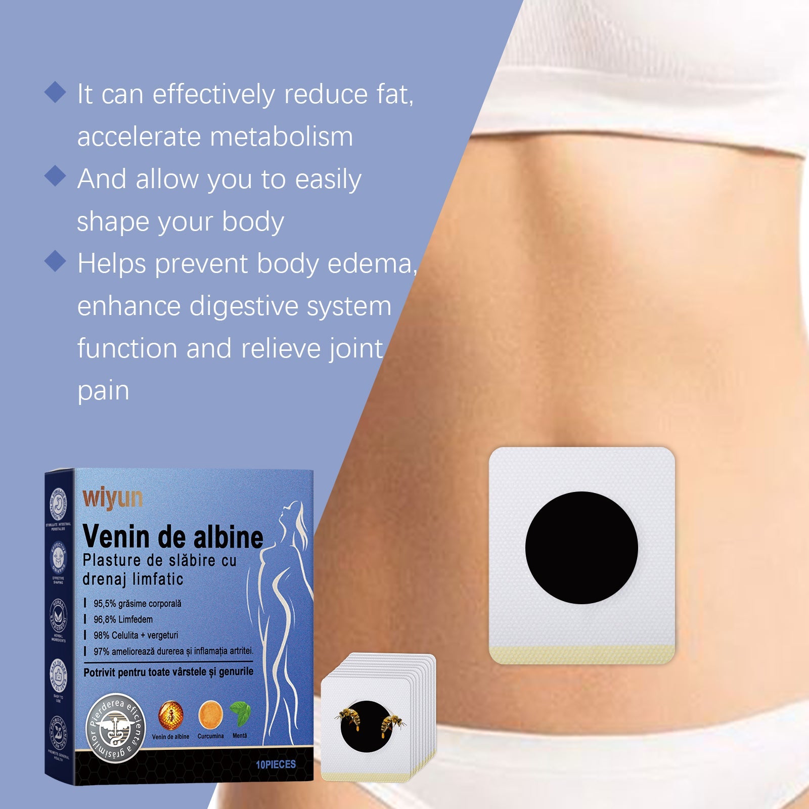 Body Care Firm Skin, Gentle, Nourishing And Improving Skin Elasticity Patch - Korvel