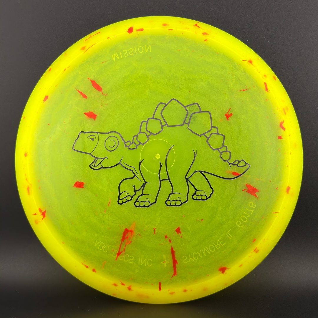 Stegosaurus en coquille d'œuf - Disque de golf midrange pour enfants