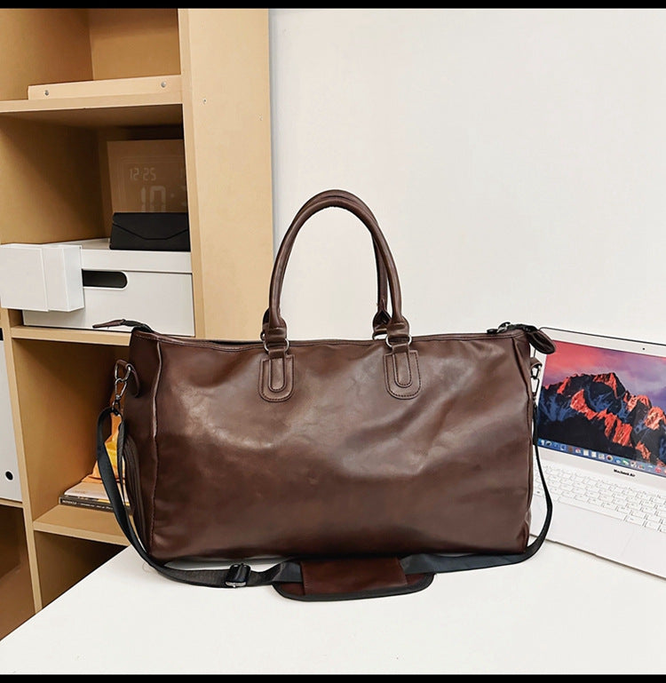Sporty Minimalist Travel Backpack - Large Capacity Crossbody Bag