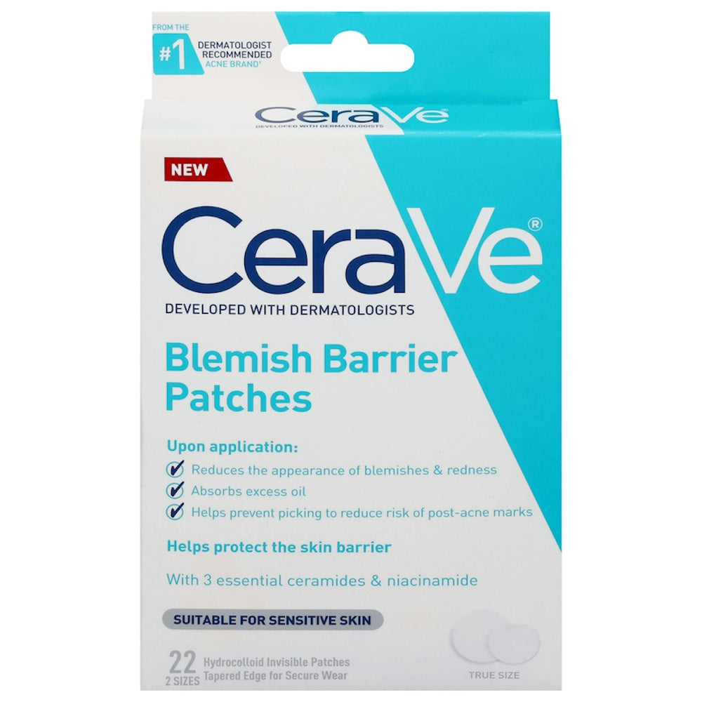 Parche Barrera para Imperfecciones CeraVe - 22 Unidades, 2 Tamaños