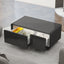 Modern Smart Coffee Table with Built-in Fridge, Bluetooth Speaker, Wireless Charging, Touch Control Panel, USB Interface Black - Korvel