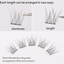 Lazy Fish Tail False Eyelashes Trilogy Natural Simulation Thick Single Cluster Lazy Series Deviruchi Eyelashes - Korvel