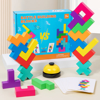 Wooden Russian Building Blocks for Creative Play