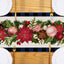 Christmas plaid linen table flag floral ball printed tablecloth entrance small tablecloth living room counter decoration tea flag - Korvel