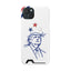 Minimal Line Portrait MagSafe iPhone Case — Say Less Edition