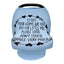 Premium Nursing Cover & Car Seat Cover with Safety Sign