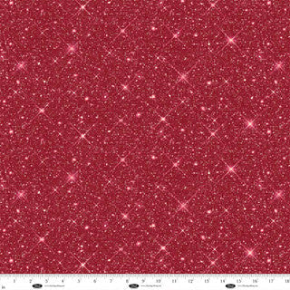 Tissu large en coton rouge Luminosity 118" par yard