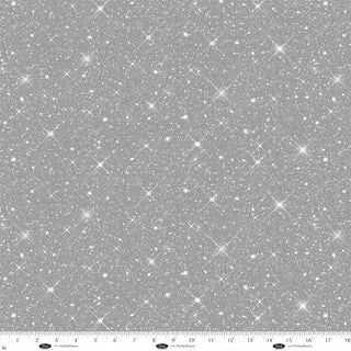 Tissu large en coton gris Luminosity 118" par yard