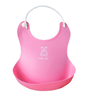 Baby Infant Toddler Waterproof Silicone Bib - Korvel