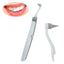 Electric Sonic Pic Tooth Stain Eraser Plaque Remover Dental Cleaning Tool Kit Tooth Teeth Whitening Sonic Tooth Pic - Korvel