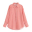 Long-Sleeved Fashion Loose Casual Design Sense Shirt Top - Korvel