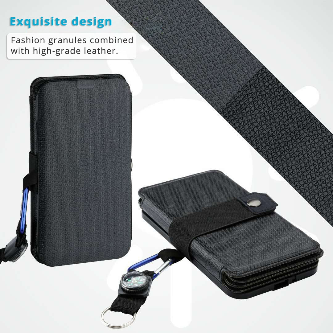 Lerranc Portable Folding Solar Charger - 10W Power Bank