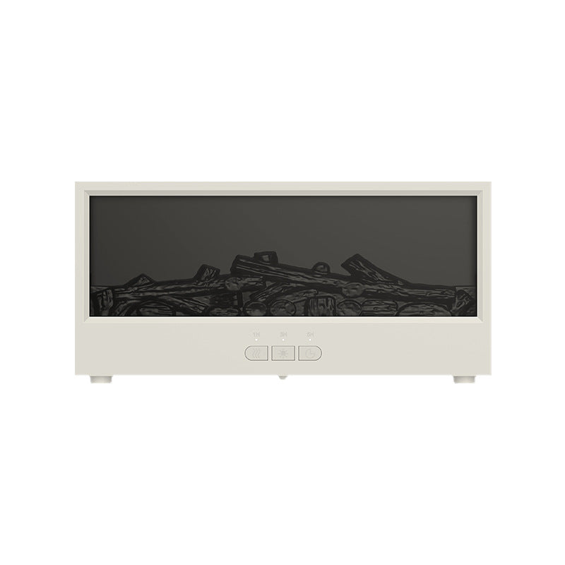 3D simulation fireplace flame aromatherapy machine big spray home desktop simulation charcoal fireplace humidifier - Korvel