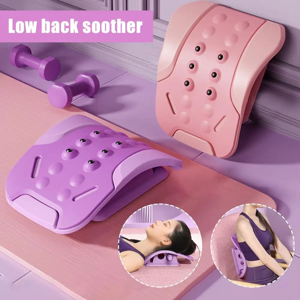 Ergonomic Back Support Device Back Stretcher for Pain Relief Adjustable Back Stretcher 3-level Spine Board for Pain Relief - Korvel