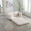 Canapé-lit futon convertible 3 plis - Gris foncé, Gris clair et Beige