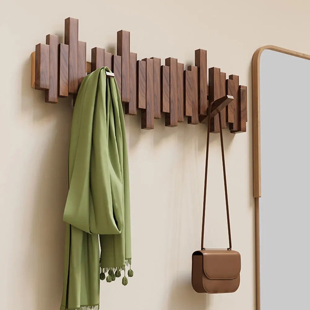 Elegant Wooden Piano Coat Rack for Stylish Organization