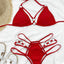 Cutout Halter Neck Two-Piece Bikini Set - Korvel