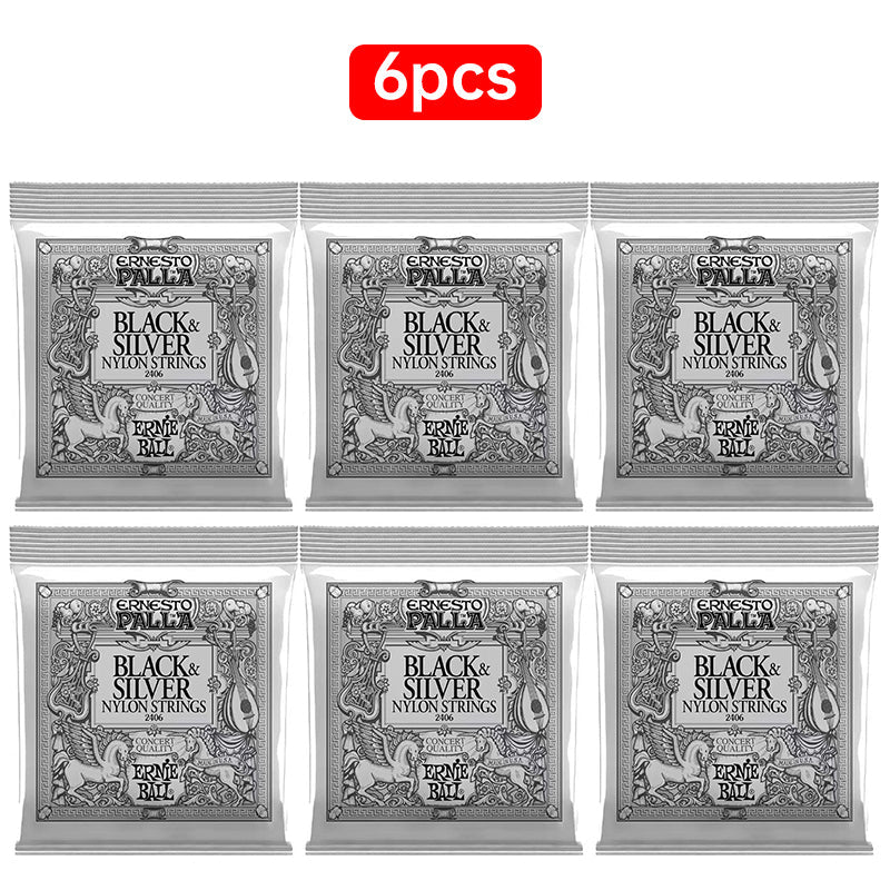 Cuerdas de Guitarra Clásica Ernie Ball - Colección de 6 Juegos