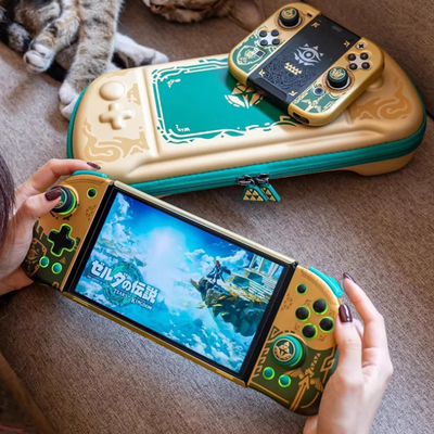 Switch/OLED Zelda Kingdom Tears Series Accessories Charging Grip - Korvel
