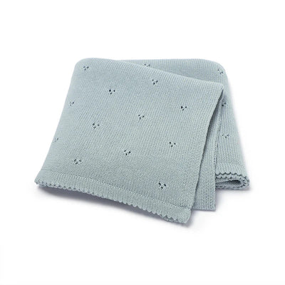 Knitted Solid Color Duvet Cover for Infants and Young Children