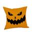 Truc of behandelen/pompoen print Happy Halloween Sierkussen Cover Kussen Case brief print Kussensloop Kussenhoes - Korvel