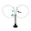 Suction cup cat toy stick that can be attached and held with steel wire multi head interchangeable cat toy and pet supplies - Korvel