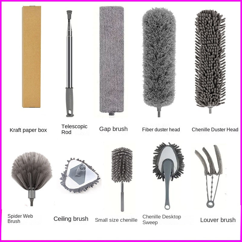 Duster for Home Dusting and Ceiling Cleaning with Extendable Handle - Korvel