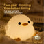 Duck Silicone Night Light for Children - USB Rechargeable