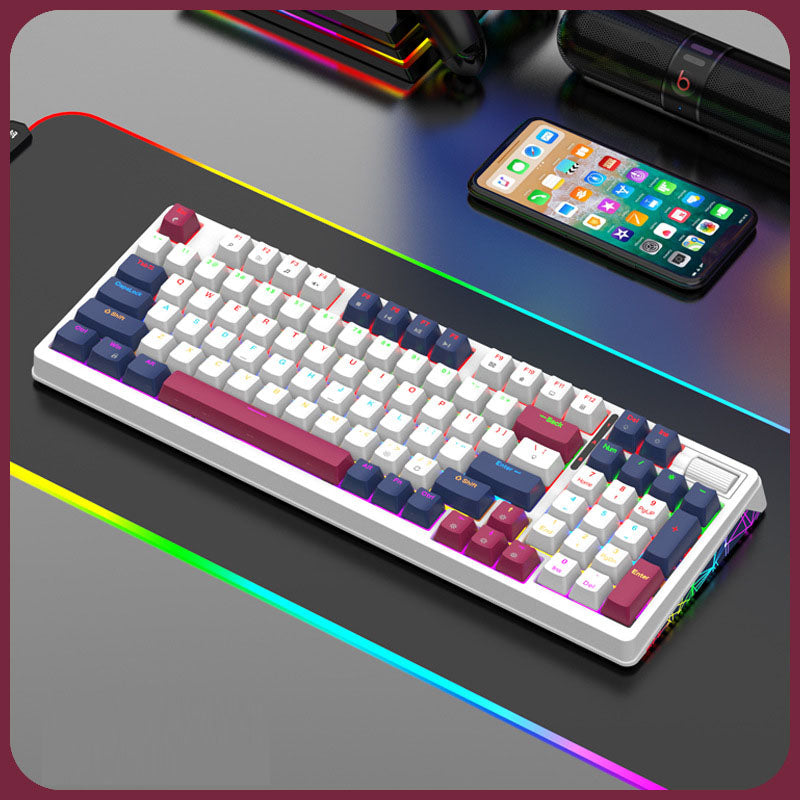 XUNFOX K85 Wired Mechanical Keyboard for Gaming and Office Use